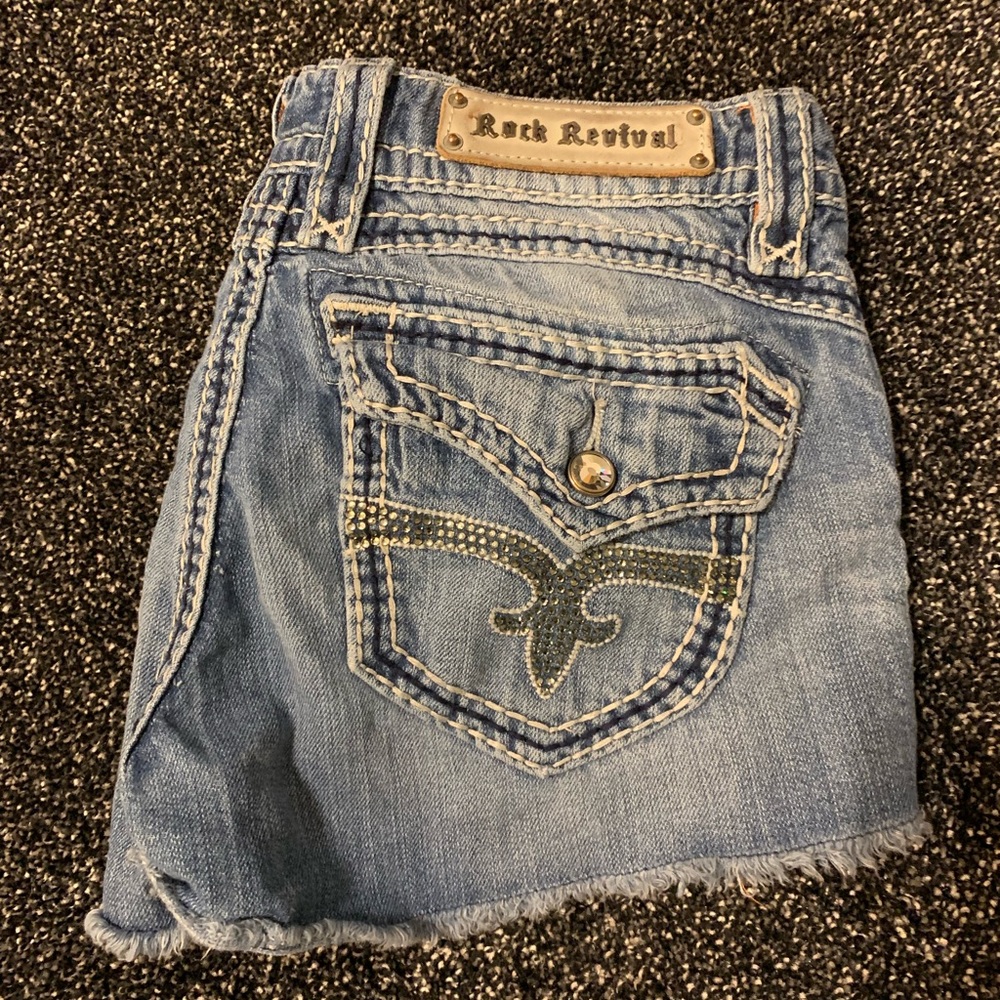 🔥🔥 ROCK REVIVAL BOOTY SHORTS